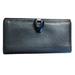 Gucci Bags | Authentic Rare Vintage Gucci Long Black Wallet With Enamel Clasp $895 | Color: Black | Size: Os