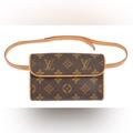 Louis Vuitton Bags | Louis Vuitton Beltbagbumbag Louis Vuitton Monogram Pochette Florentine Euc | Color: Brown/Tan | Size: Os