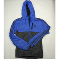 Adidas Jackets & Coats | Adidas Lined Windbreaker With Hood, Size: Small, Blue/Gray | Color: Blue/Gray | Size: S