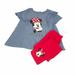 Disney Matching Sets | Disney Minnie Mouse Outfit, Red, Blue, 4t | Color: Blue/Red | Size: 4tg