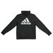 Adidas Sweaters | Adidas Golf Mens Cvc Fleece Pullover Hoodie Size L Black White Warm Classic Fit | Color: Black/White | Size: L