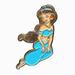 Disney Jewelry | Aladdin Disney Sedesma Pin: Jasmine Seated | Color: Blue/Gold | Size: Os