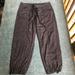 Athleta Pants & Jumpsuits | Athleta Cropped Athletic Jogger Pants | Color: Black/Gray | Size: S