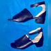Nine West Shoes | Authentic New Nine West Yorada Black Leather Sandal Size 6. | Color: Black | Size: 6