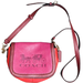 Coach Bags | Coach Leather Saddle In Colorblock With Horse And Carriage Crossbody Bag | Color: Pink/Red | Size: Os