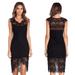 Free People Dresses | Free People, Intimately Free, Black Lace Slip Dress, Size S New | Color: Black | Size: S