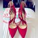 Jessica Simpson Shoes | Jessica Simpson Women's Heels Size 8 Red Castana | Color: Red | Size: 8