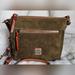 Dooney & Bourke Bags | Dooney & Bourke Suede Allison Crossbody Shoulder Bag Color Green | Color: Brown/Green | Size: Os