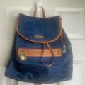 Michael Kors Bags | Michael Kors Nylon Authentic Backpack Measures 13x13” | Color: Blue | Size: Os