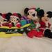 Disney Holiday | Disney Mickey & Minnie Mouse Animated Christmas Lot Musical | Color: Red/White | Size: Os