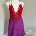Free People Dresses | Free People Adella Lace Slip Dress | Size S/P | Red & Purple | Color: Purple/Red | Size: Sp