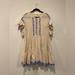 Free People Dresses | Free People Swing Dress | Color: Blue/Cream | Size: M