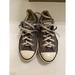 Converse Shoes | Converse All Star Kids Shoes Low Tow Gray Canvas Lace Up Sneakers Youth Size 3 | Color: Gray | Size: 3g