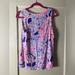 Lilly Pulitzer Tops | Lilly Pulitzer Top/Shirt/Tank/Crew Neck Size M | Color: Blue/Pink | Size: M