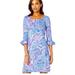 Lilly Pulitzer Dresses | Lilly Pulitzer Sophie Ruffle Dress In Multi Happy As A Clam Size Medium Nwt | Color: Blue/Purple | Size: M