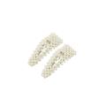 Brandy Melville Accessories | 2 Pack Pearl Hair Clips | Color: Silver/White | Size: Os