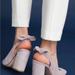 Anthropologie Shoes | Anthropologie Suede Bow Slingback 3.5” Block Heels Lilac Purple Size 37 / 7 M | Color: Cream/Purple | Size: 7