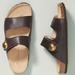 Anthropologie Shoes | Anthropologie Topanga Slide Sandals - Dark Brown | Color: Brown | Size: 10