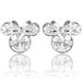 Disney Jewelry | Disney Women’s Minnie Mouse Birthstone Stud Earrings | Color: Silver | Size: Os