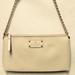 Kate Spade Bags | Kate Spade Wellesley Byrd Leather Shoulder Bag Gold Chain Strap Handbag Purse | Color: Cream/Gold | Size: Os