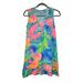 Lilly Pulitzer Dresses | Lilly Pulitzer, Dress, Sleeveless, V-Neck, 3 Buttons Top, Flowy, Women's Xs, L-3 | Color: Blue/Green | Size: Xs