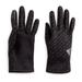 Adidas Accessories | Adidas Running Gloves Women's Cold.Rdy Reflective Jersey Touchscreen Black Small | Color: Black | Size: S