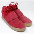 Adidas Shoes | Adidas Men's Originals Tubular Invader Strap Sneakers Red Size 10 | Color: Red | Size: 10