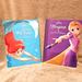 Disney Toys | Disney Princess Ariel Little Mermaid & Repunzel Storybook Hardbacks | Color: Blue/Purple | Size: Osbb