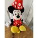 Disney Toys | Disney Minnie Mouse Backpack Plush Adjustable Straps 15" Coin Purse Euc | Color: Red | Size: Medium (14-24 In)