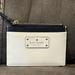 Kate Spade Bags | Kate Spade Jeanne Small Zip Leather Card Holder Wallet Icory Black 2 Tone 4.5” | Color: Black/Cream | Size: Os