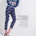 J. Crew Jeans | J. Crew Cropped Matchstick Floral Print Jeans | Color: Blue/White | Size: 26