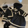 Ensemble 2 pièces veste et jupe pour fille de 2 à 7 ans vêtements classiques imbibés collection