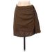 Zara Formal Skirt: Brown Solid Bottoms - Women's Size Small