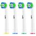 Zegupal Electric Toothbrush Replacement Brush Heads for Oral B Precision Standard Clean Brush Heads Refill Compatible with Oral B 1000/pro 1000/smart 1500/5000/pro 100/pro 300/smart Clean 360