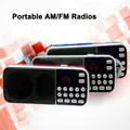 Y FM Radio Supporto digitale Scheda TF USB AUX Mini radio portatile Torcia a LED Audio Altoparlante musicale per i viaggi