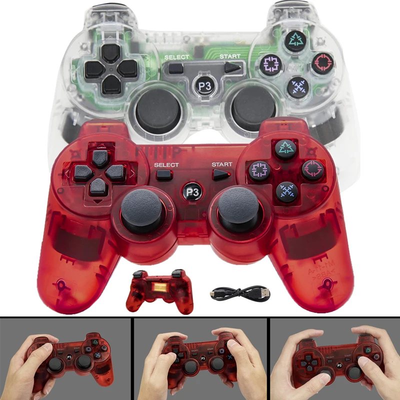Controller Für Sony PS3, PC 6 Achsen Gyro Joystick Dual Vibration Wireless Gamepad Für Playstation 3 Bluetooth Joy Pad