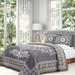 Traditional Medallion Lightweight Jacquard Bedspread Set in Twin Size