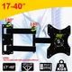 EML403X Full Motion 17"-40" LED LCD TV Wall Mount 360 Degree Rotation Swivel Tilting Monitor Holder