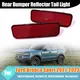 LH RH Rear Bumper Reflector Tail Light Lamp Red Left Side Right Side For Ford Bronco Sport 2021 2022