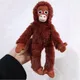 YIJA Gorilla Orangutans Monkey Animal Lovely Small Doll Soft Stuffed Plush Toy Girl Boy Birthday