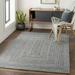 Mark&Day Area Rugs 6x9 Starting Modern Charcoal Oval Area Rug (6 x 9 Oval)