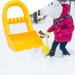 Bend Snow Design Plastic Proof Kids Kids Goods Sized Shovel Perfect Outdoor for Outdoor Toys Fitness Ball Goods Kids Snow Shovel Perfect Sized for Kids Outdoor Plastic Bend Proof Design