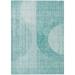 Addison Rugs Chantille ACN676 Teal 10 x 14 Indoor Outdoor Area Rug Easy Clean Machine Washable Non Shedding Bedroom Entry Living Room Dining Room Kitchen Patio Rug