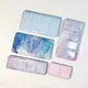 Empty Watercolor Palette Tin Color Mixing Palette Paint Storage Box Iron Paint Tray with Half/Full