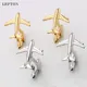 Hot Sale Real Tie Clip Classic Plane Styling Cuff links Mens Metal AirPlane Cufflinks For Mens
