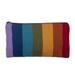 Peruvian Rainbow,'Handloomed Multicolored Wool Clutch'