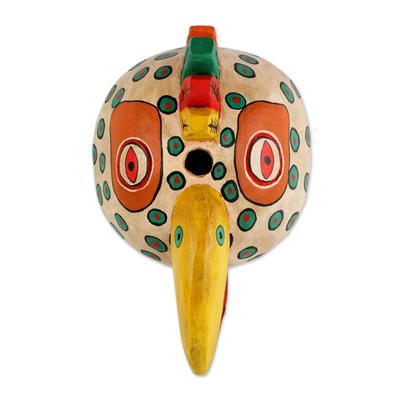 Wood mask, 'Maya Rooster'