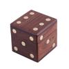 Game of Chance,'Wood Dice Set with Matching Box from India'