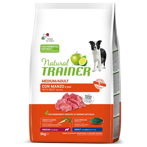 2x 3kg Trainer Natural Medium, Rind, Reis, Ginseng Nova Foods Hundefutter trocken
