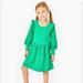 Lilly Pulitzer Dresses | Lilly Pulitzer Green Metallic Long Sleeve Knit Dress Girls Sz Xs 2/3 Nwt | Color: Green | Size: Xsg